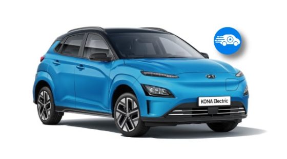 Auto azul Hyundai